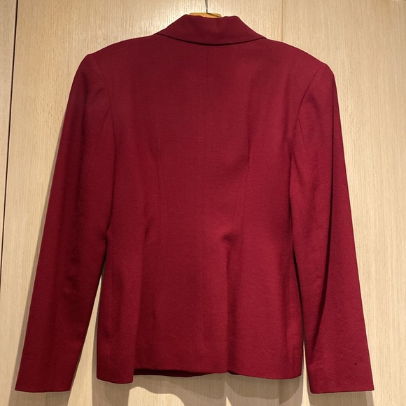 Bebe garnet red 4 pocket blazer - Picture 2 of 2